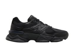 New balance 9060 - triple black Leather