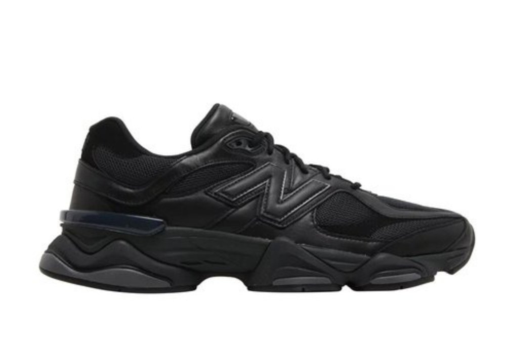 New balance 9060 - triple black Leather