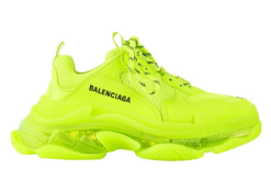 Balenciaga triple s clear sole yellow