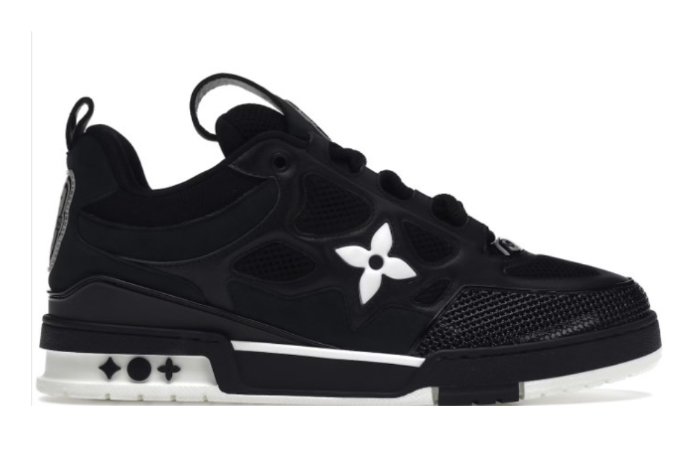 Lv skate black and white