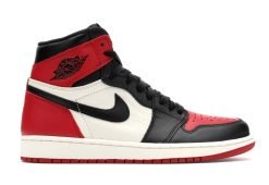 Jordan 1 bred toe
