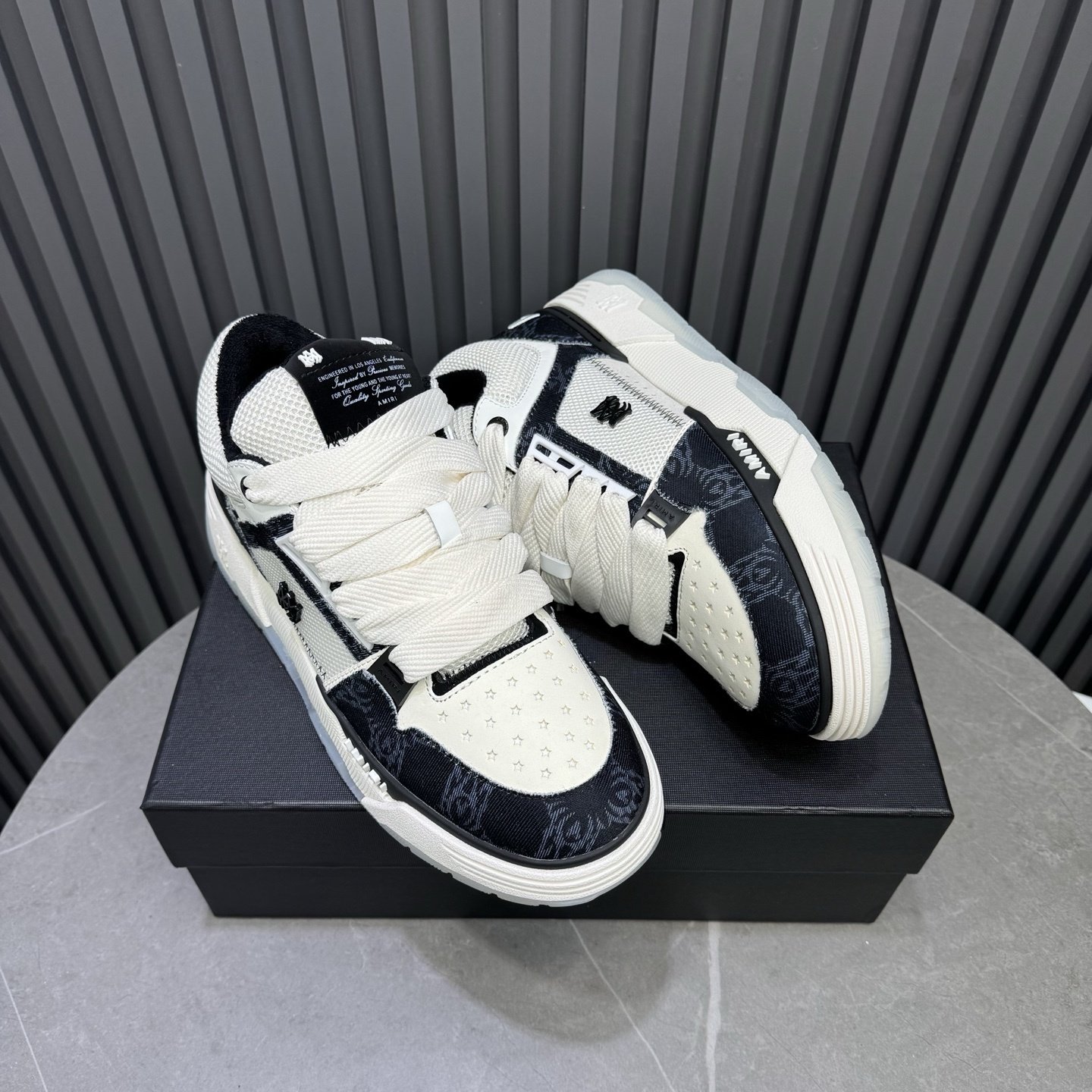Amiri MA-1 Black Quad Monogram Print - immagine 3