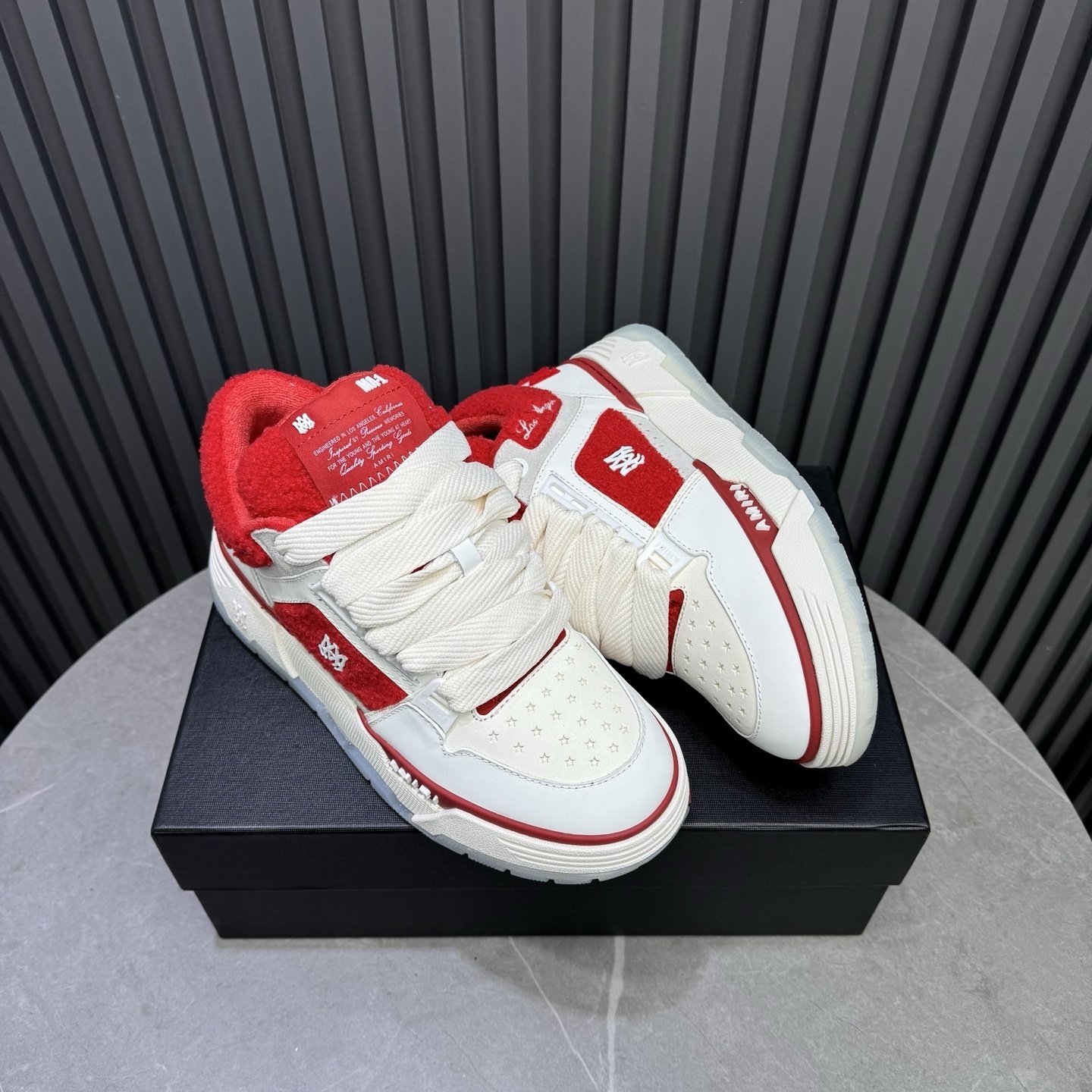 Amiri MA-1 Varsity White Red - immagine 3