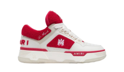Amiri MA-1 Varsity White Red