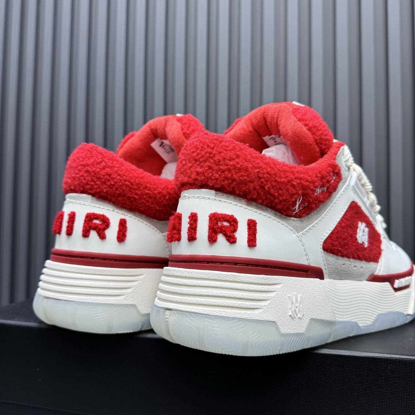 Amiri MA-1 Varsity White Red - immagine 4