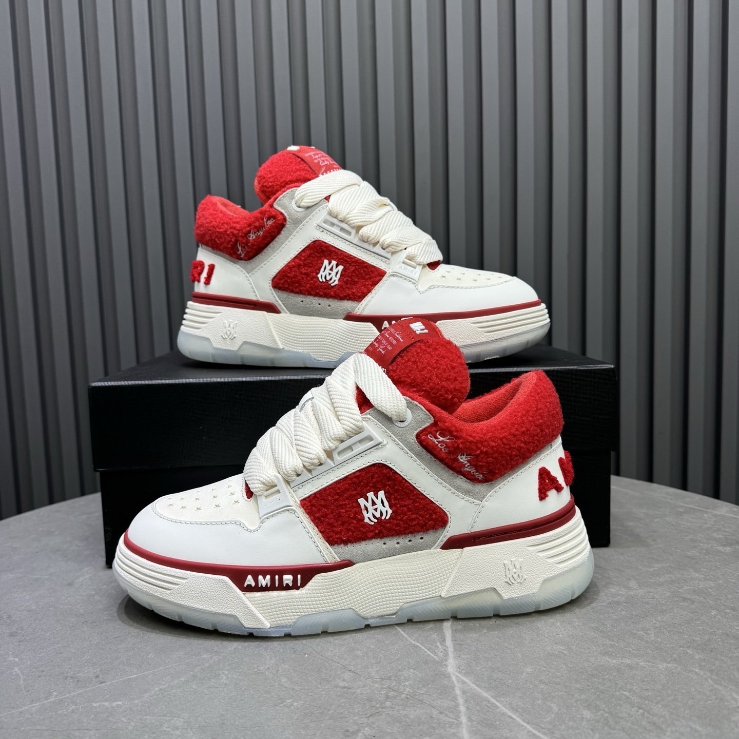 Amiri MA-1 Varsity White Red - immagine 5