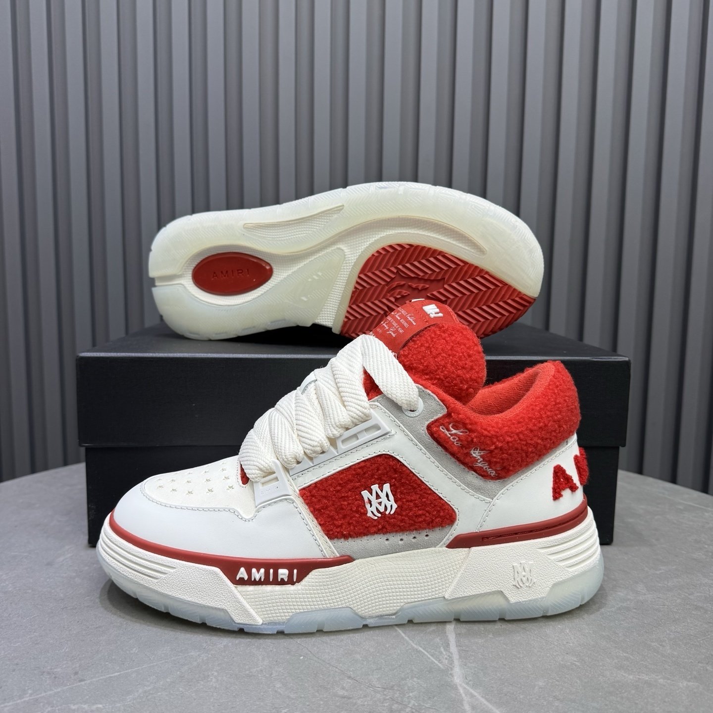 Amiri MA-1 Varsity White Red - immagine 6