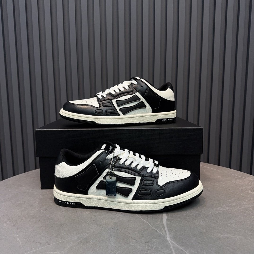 Amiri Skel Top Low Black Off White - immagine 6