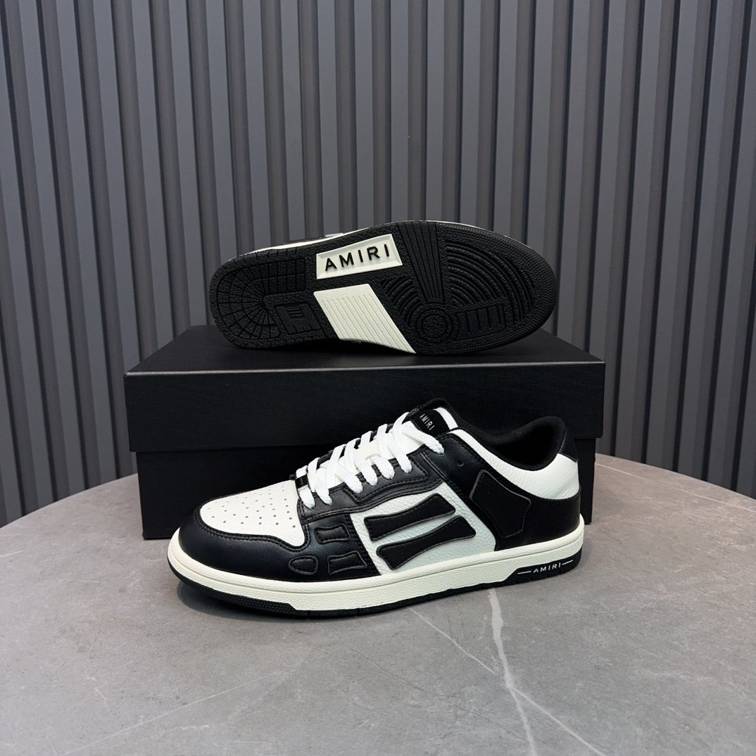 Amiri Skel Top Low Black Off White - immagine 7
