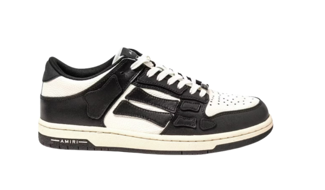 Amiri Skel Top Low Black Off White