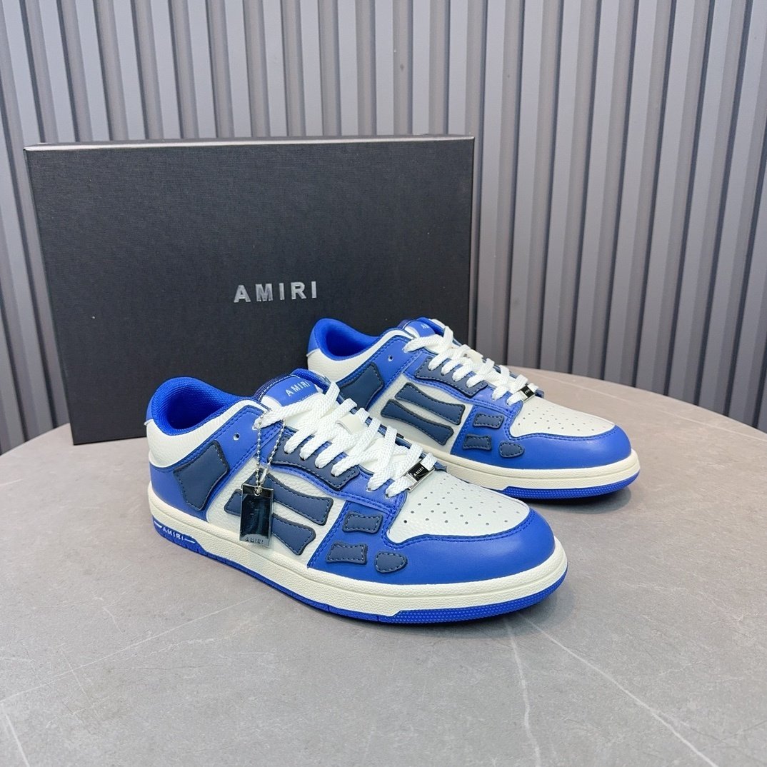 Amiri Skel Top Low Blue White - immagine 2
