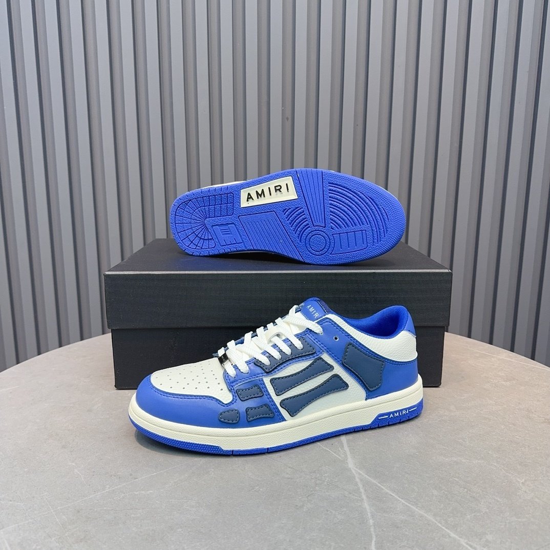Amiri Skel Top Low Blue White - immagine 4