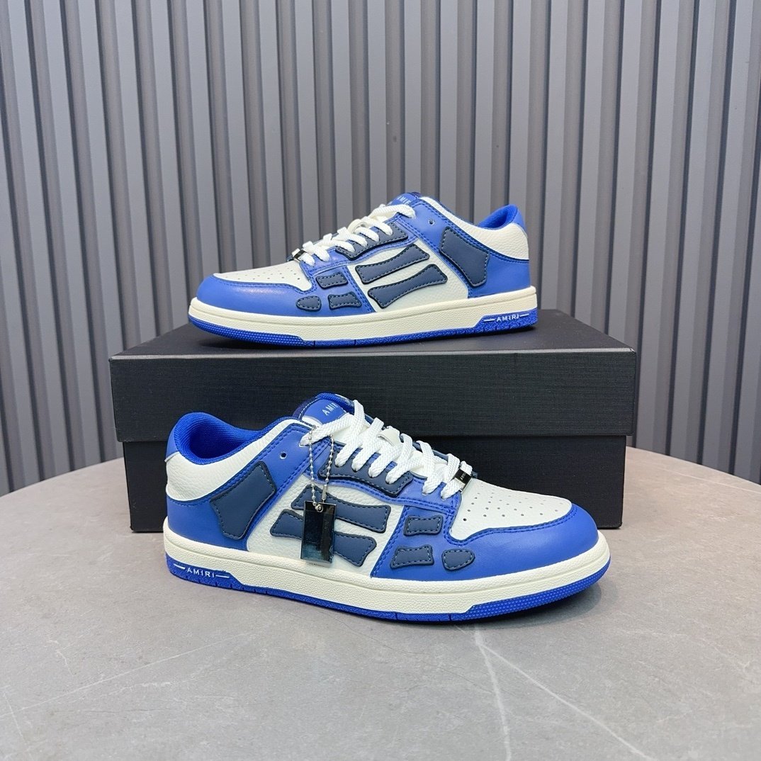 Amiri Skel Top Low Blue White - immagine 6