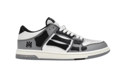 Amiri Varsity Skel Top Low Gray Black White