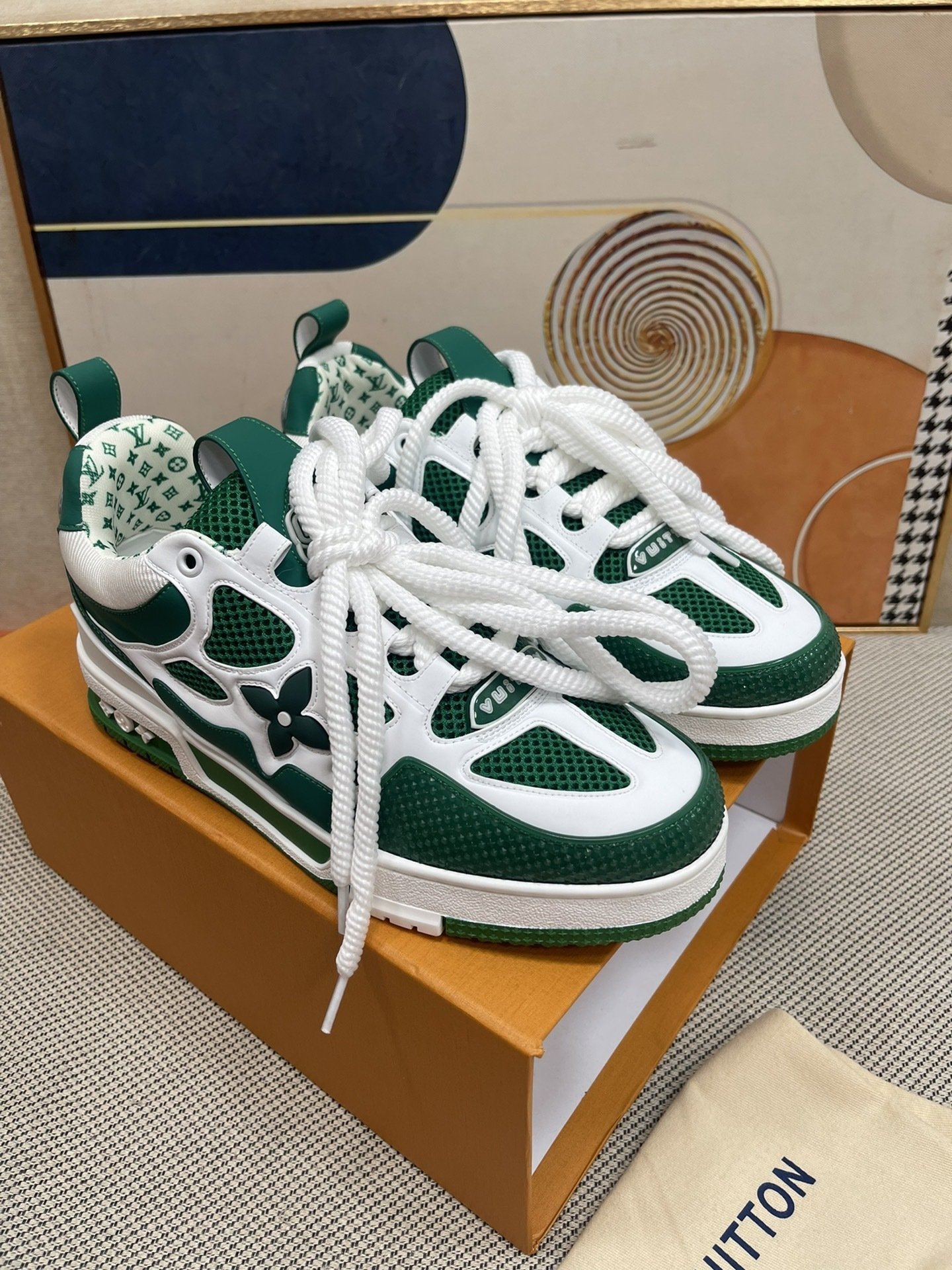 LV Skate Green White - immagine 2