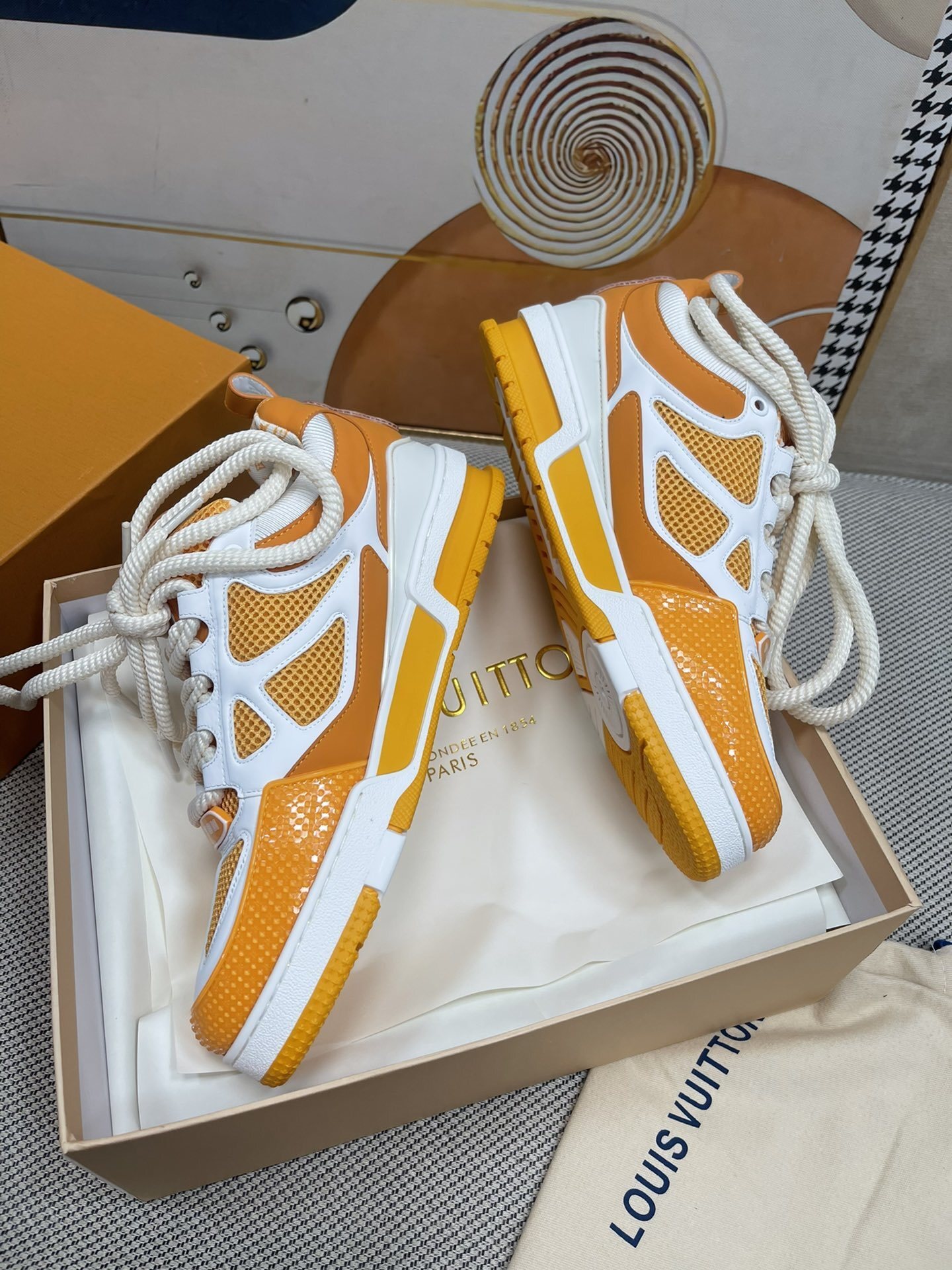 LV Skate Yellow White - immagine 6