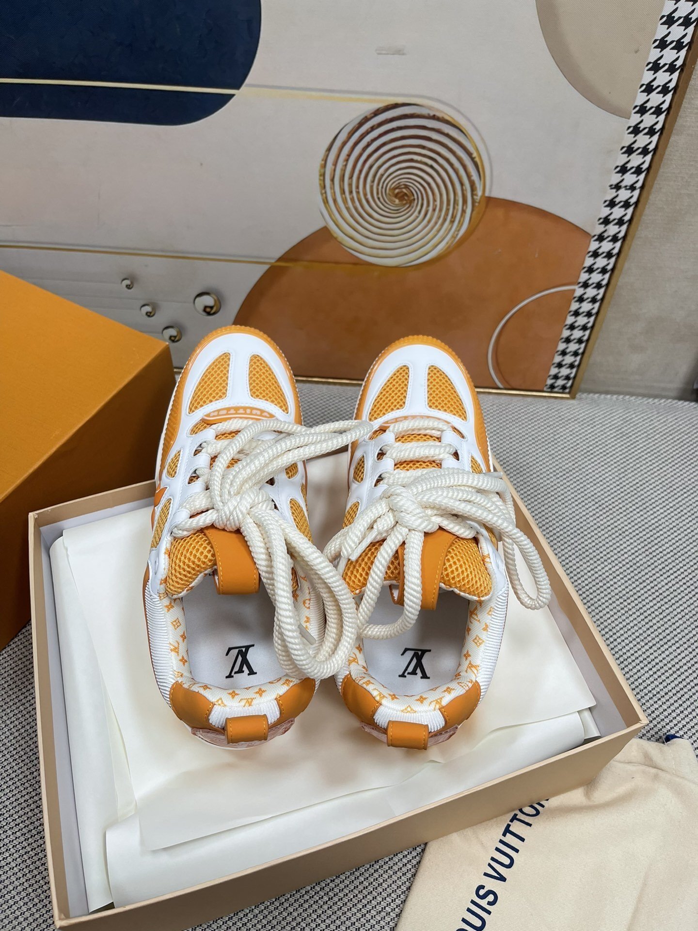 LV Skate Yellow White - immagine 7
