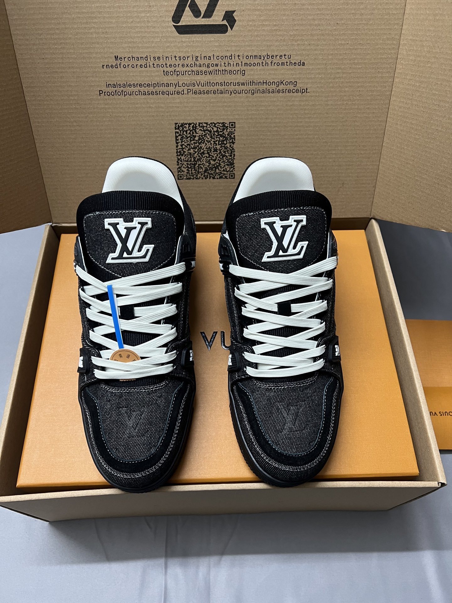LV Trainer Denim Black - immagine 4