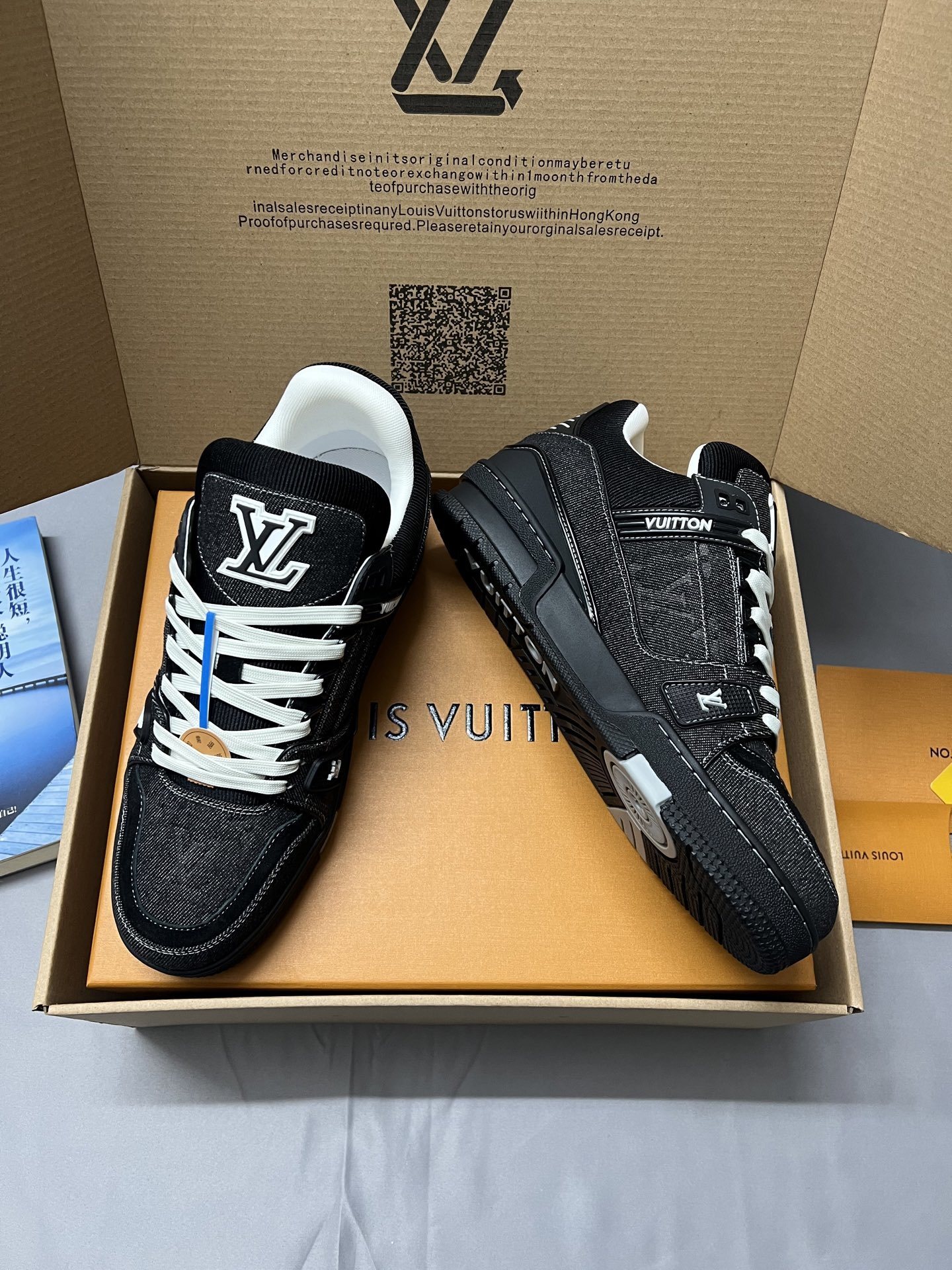 LV Trainer Denim Black - immagine 7