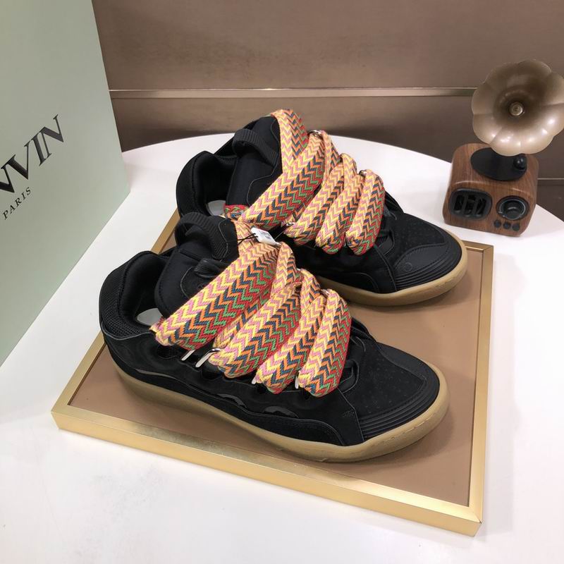 Lanvin Leather Curb Black Multicolor - immagine 2