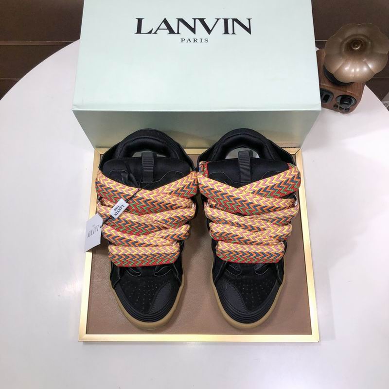 Lanvin Leather Curb Black Multicolor - immagine 3