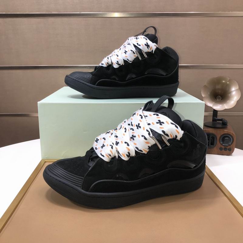 Lanvin Leather Curb Black White - immagine 4