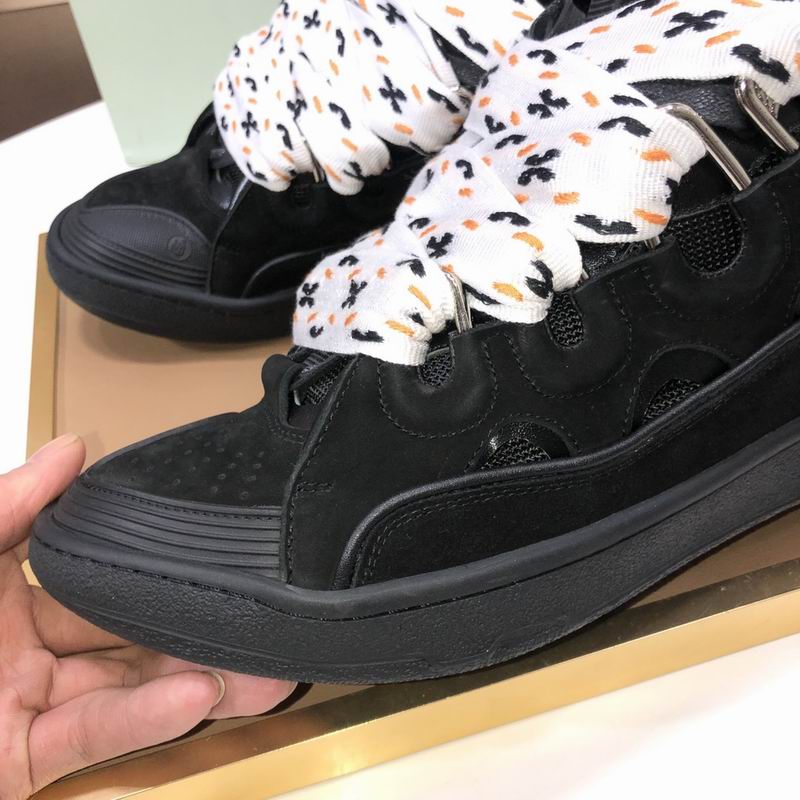 Lanvin Leather Curb Black White - immagine 5