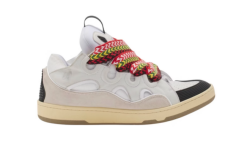 Lanvin Leather Curb White