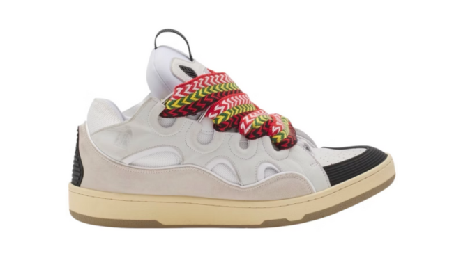 Lanvin Leather Curb White