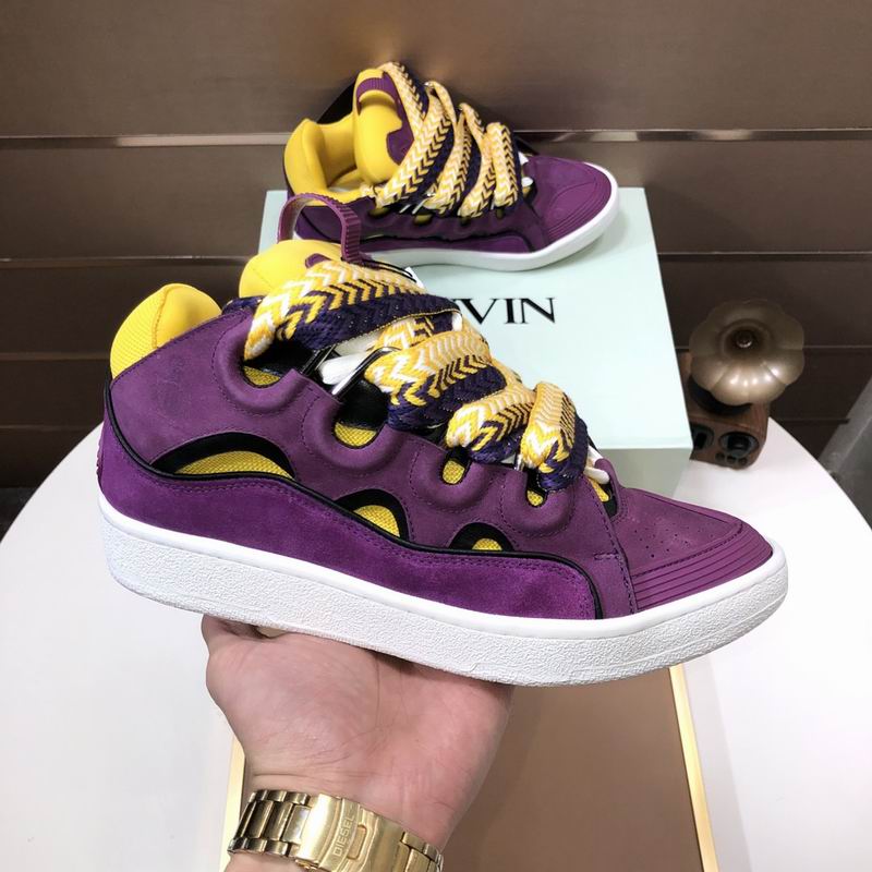 Lanvin Leather Curb Purple - immagine 3