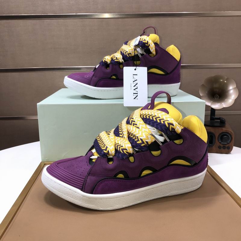 Lanvin Leather Curb Purple - immagine 4