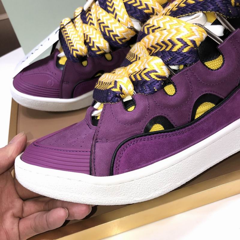 Lanvin Leather Curb Purple - immagine 5