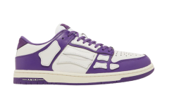 Amiri Skel Top Low White Purple
