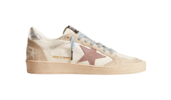 Golden Goose Ball Star LTD "Mauve Star / Pearl Suede / Silver Heel"