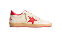 Golden Goose Ball Star Wishes "White Nappa / Red Star / Love You"