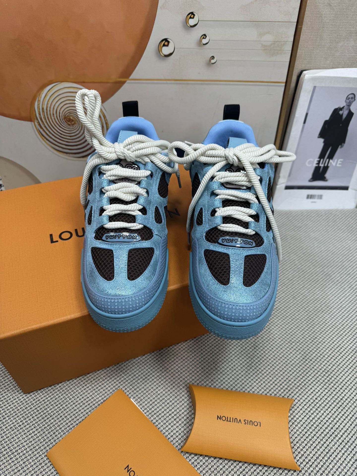 LV Skate Blue Brown - immagine 2