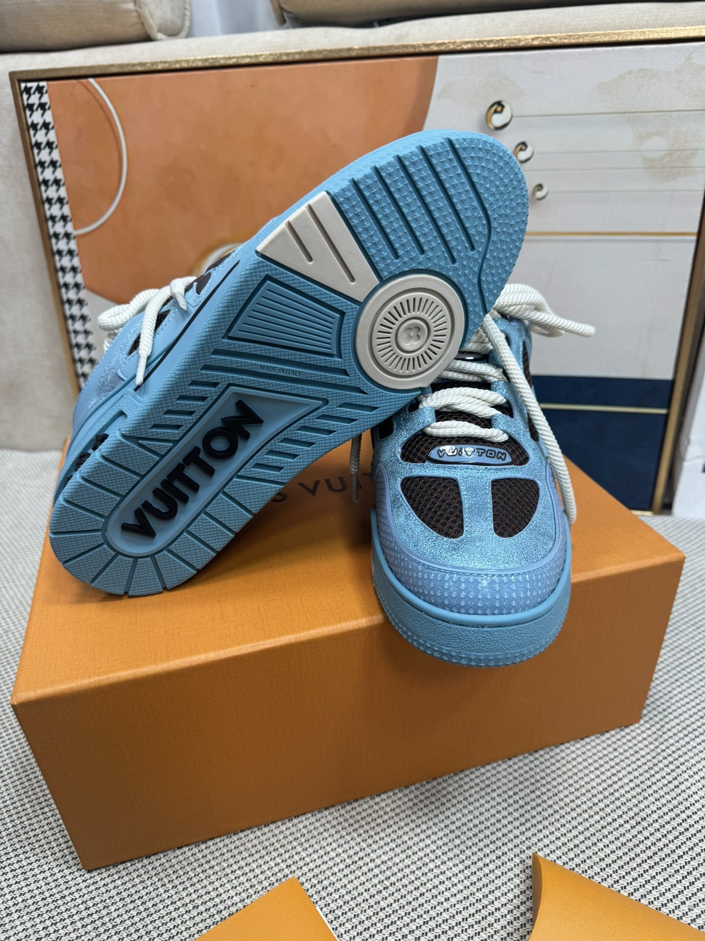 LV Skate Blue Brown - immagine 3