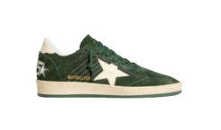 Golden Goose Ball Star LTD "Green Suede / White Leather Star and Heel"