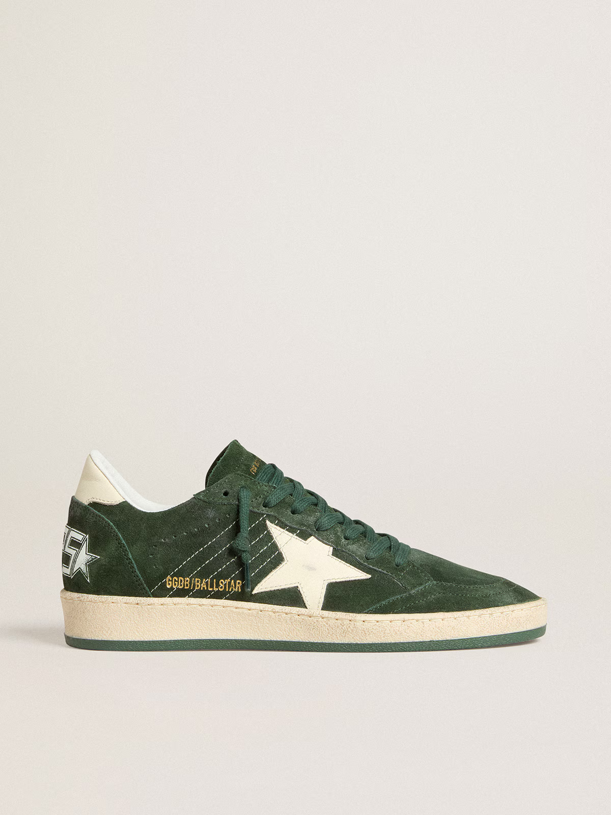 Golden Goose Ball Star LTD "Green Suede / White Leather Star and Heel" - immagine 5
