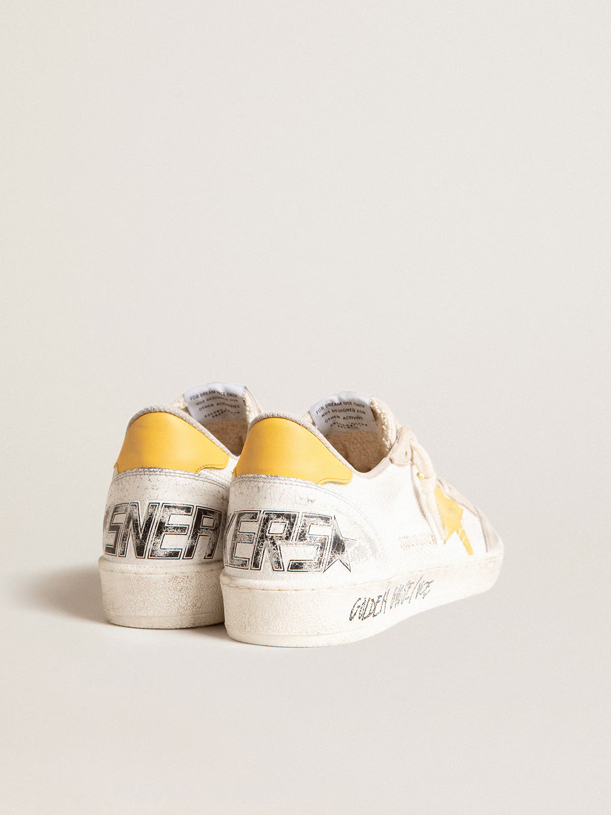 Golden Goose Ball Star LTD “White Mesh / Yellow Star / Yellow Heel” - immagine 2