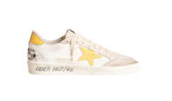 Golden Goose Ball Star LTD “White Mesh / Yellow Star / Yellow Heel”