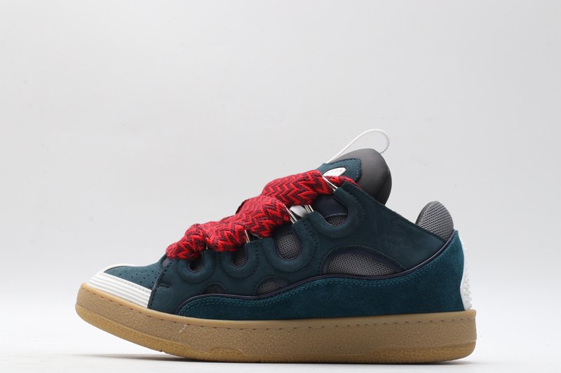 Lanvin Leather Curb Blue Grey - immagine 2