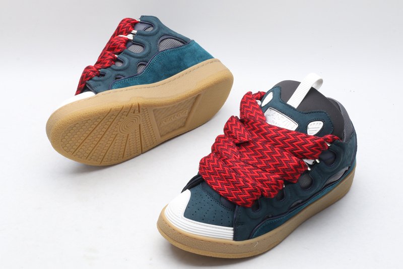 Lanvin Leather Curb Blue Grey - immagine 4