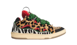 Lanvin Leather Curb Animal Print