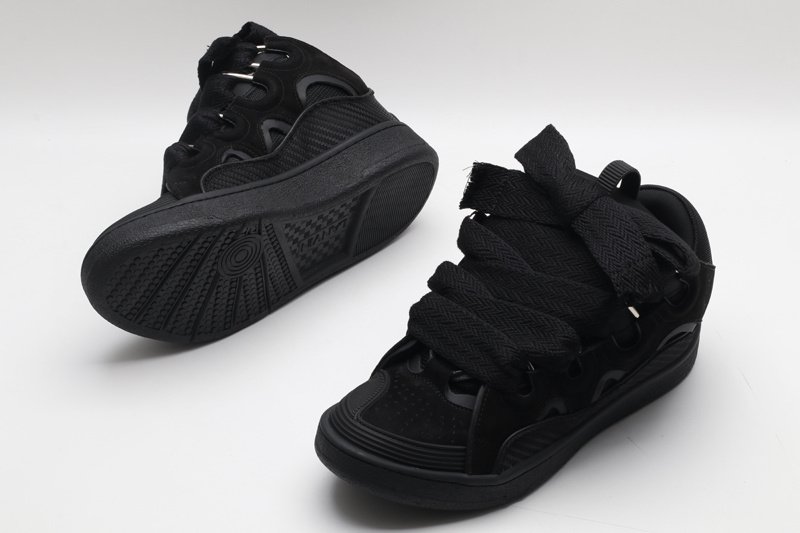 Lanvin Leather Curb Triple Black - immagine 5