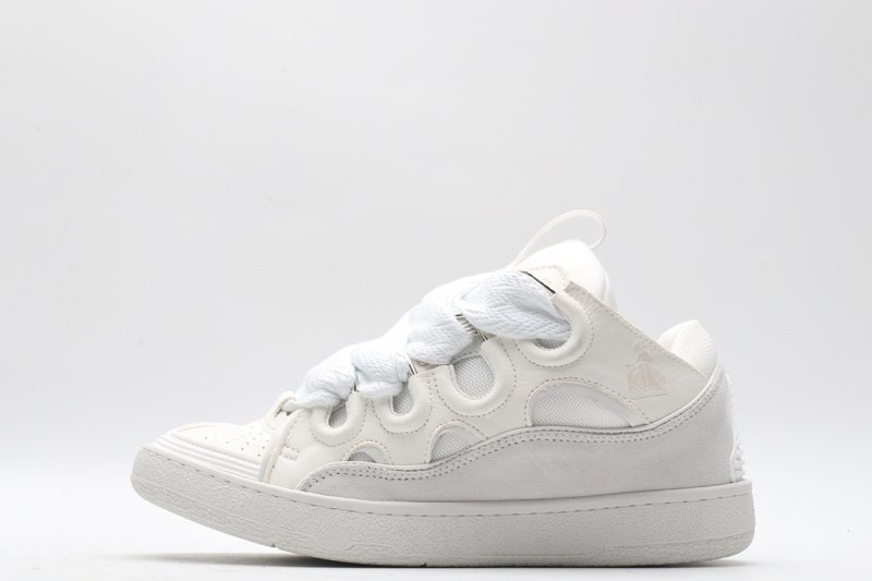 Lanvin Leather Curb Triple White - immagine 2