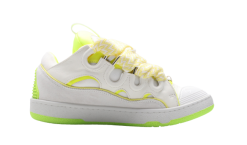 Lanvin Leather Curb White Fluo Yellow