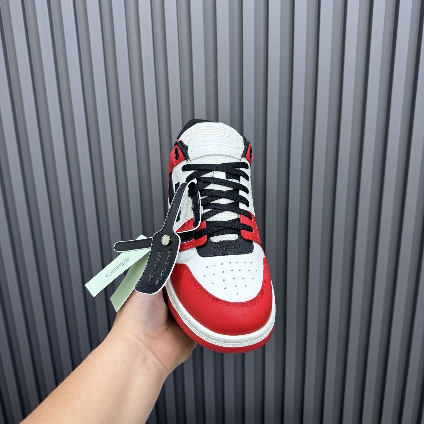 Off-White Out Of Office Black White Red - immagine 3