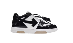 Off-White Out Of Office Patent Leather Black White