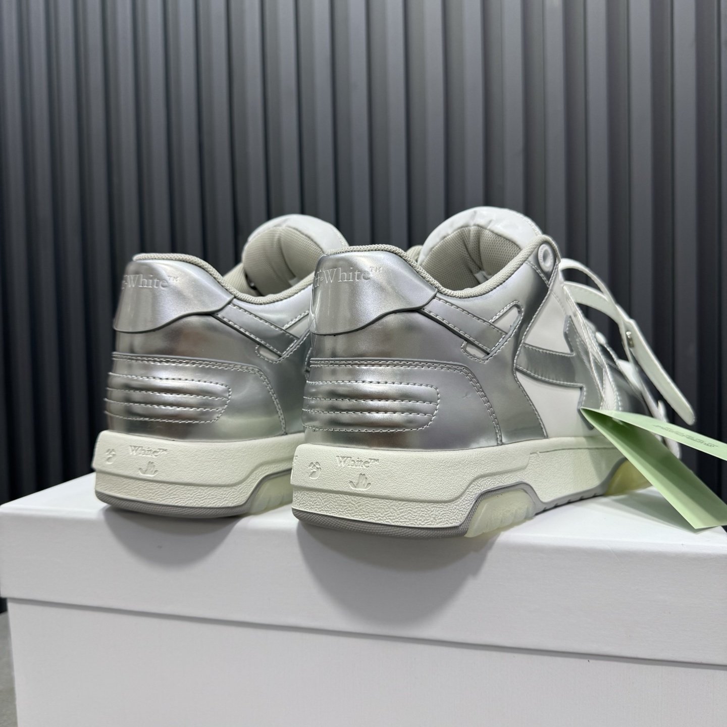 Off-White Out Of Office Silver White - immagine 6